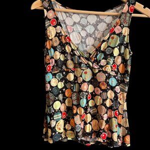 Paul Smith Black Label Sleeveless Top Made in Italy Size SMALL